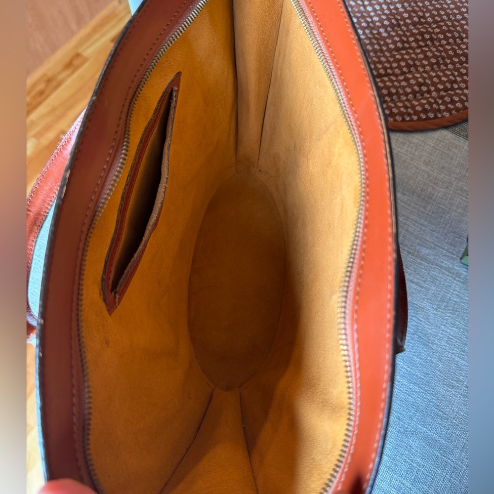 Authentic Vintage Louis Vuitton Saint Jacques Epi Brown Handbag Tote PM - Picture 16 of 16
